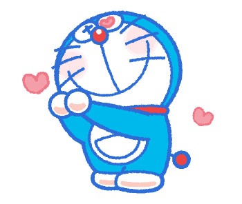 「ドラえもん＆ドラミ うごくスタンプ」サンプル