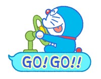 「ドラえもん＆ドラミ うごくスタンプ」サンプル