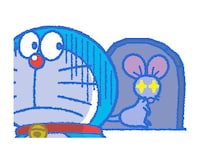 「ドラえもん＆ドラミ うごくスタンプ」サンプル