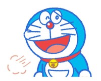 「ドラえもん＆ドラミ うごくスタンプ」サンプル