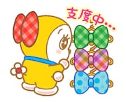 「ドラえもん＆ドラミ うごくスタンプ」サンプル