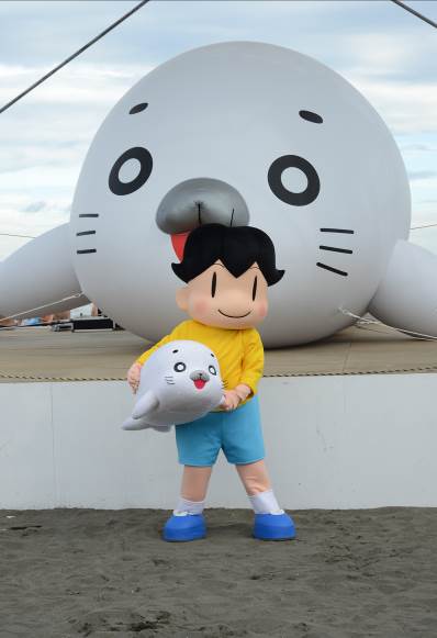 アシベとゴマちゃん。