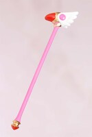 「りからいず『カードキャプターさくら』コスチュームコレクション ピンク」に付属する「封印の杖」。