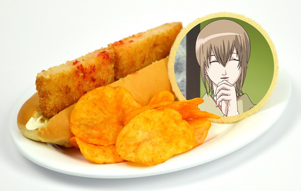 「ミツバのエビチリドッグ」