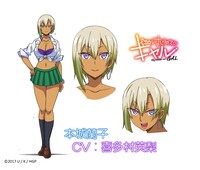 本城蘭子（CV:喜多村英梨）の設定画。