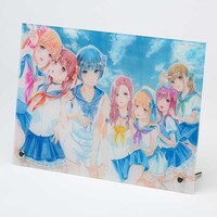 「推しが武道館いってくれたら死ぬ」のアクリルボードイメージ。