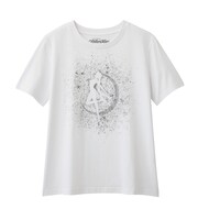 「セーラームーンシルエットラメプリントTシャツ」