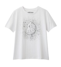 「セーラームーンシルエットラメプリントTシャツ」
