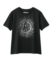 「セーラームーンシルエットラメプリントTシャツ」