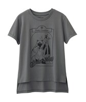 「セーラームーンシルエットイラストプリントTシャツ」