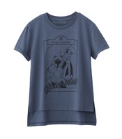 「セーラームーンシルエットイラストプリントTシャツ」