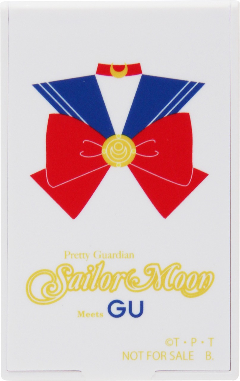 銀座店、心斎橋店でコラボ商品を2点以上購入した人に先着でプレゼントされる、オリジナルデザインのポケットミラー