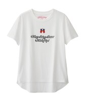 「セーラー戦士ロゴプリントTシャツ」