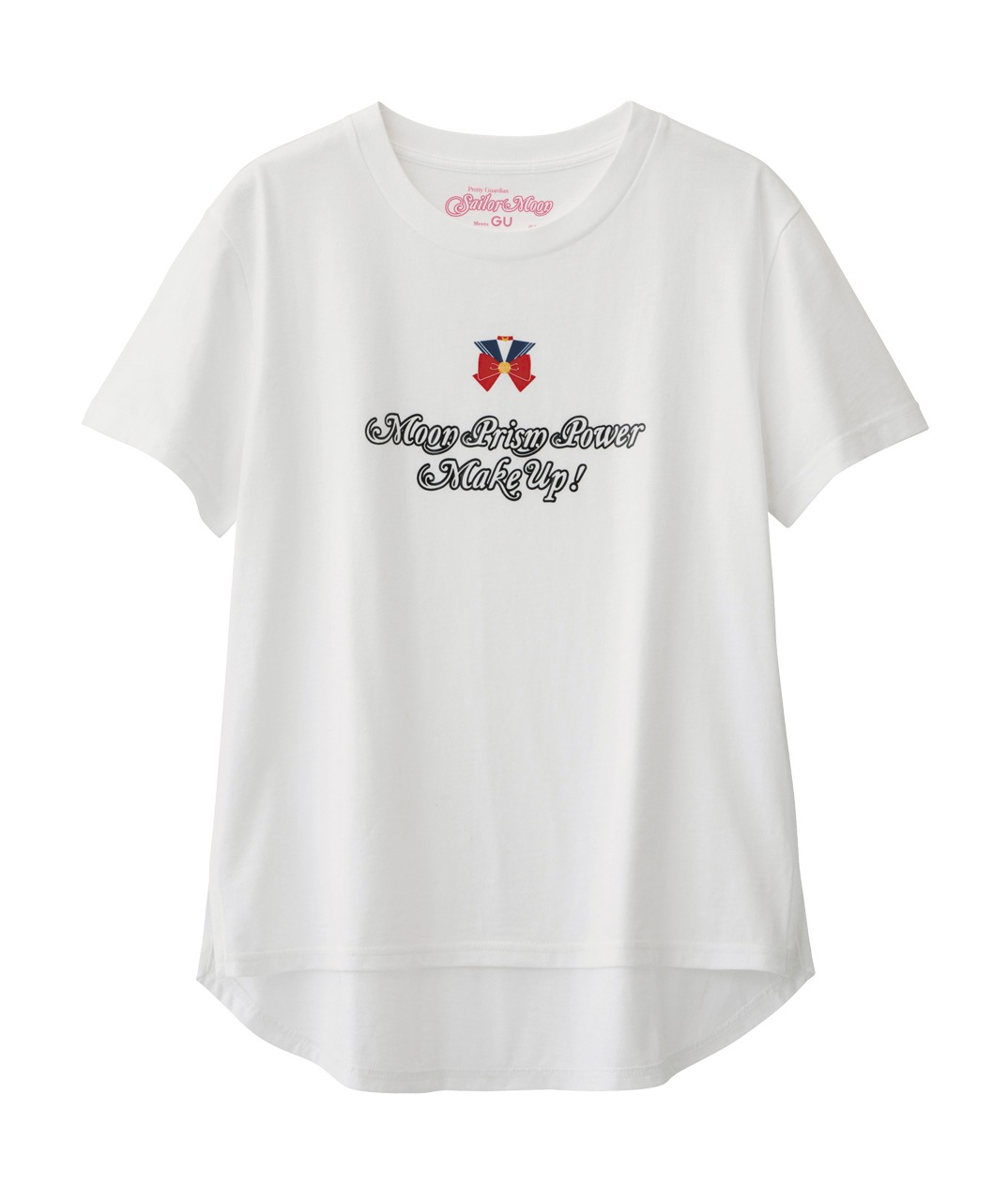 「セーラー戦士ロゴプリントTシャツ」