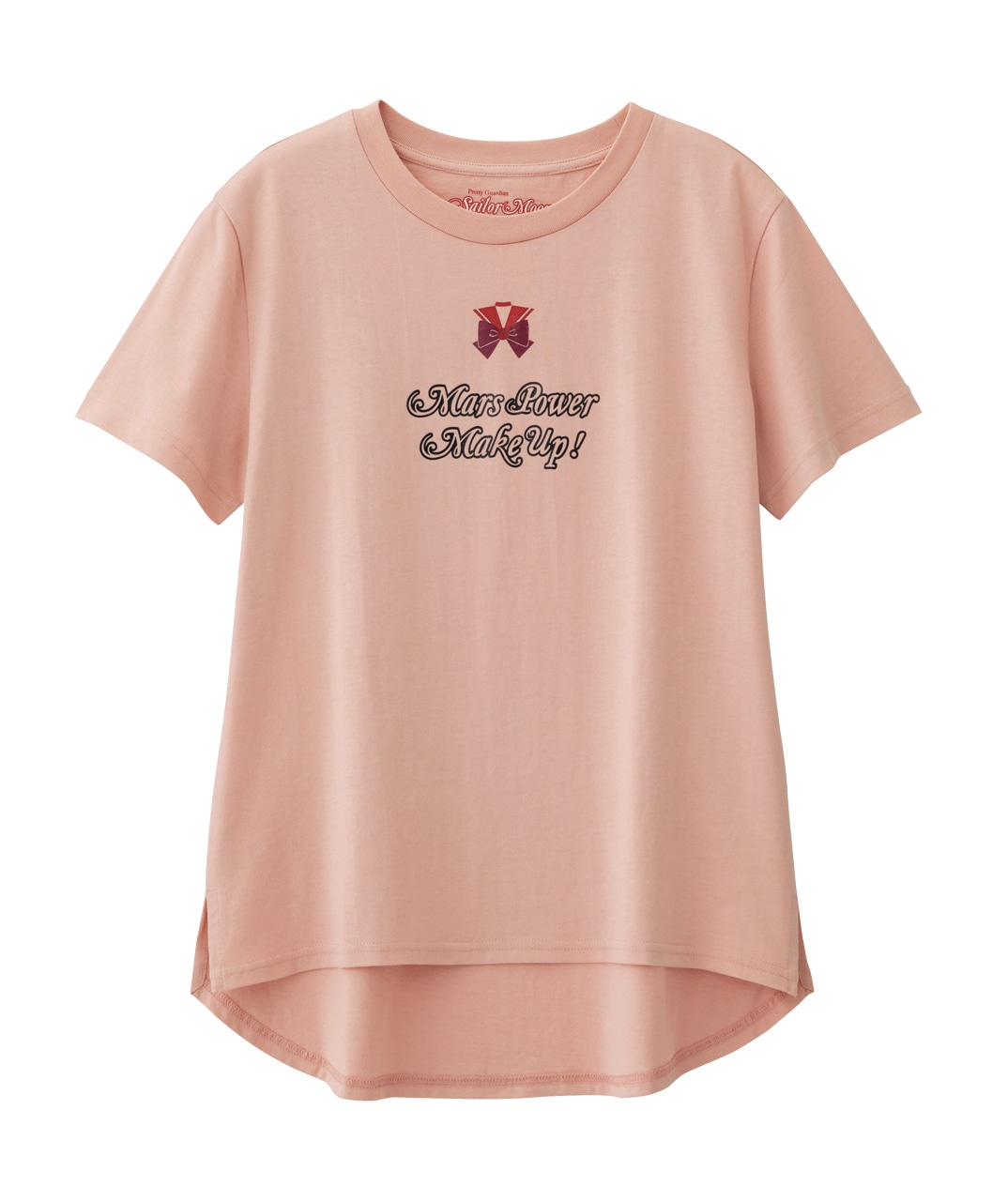 「セーラー戦士ロゴプリントTシャツ」