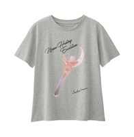 「ムーンスティックフォトプリントTシャツ」