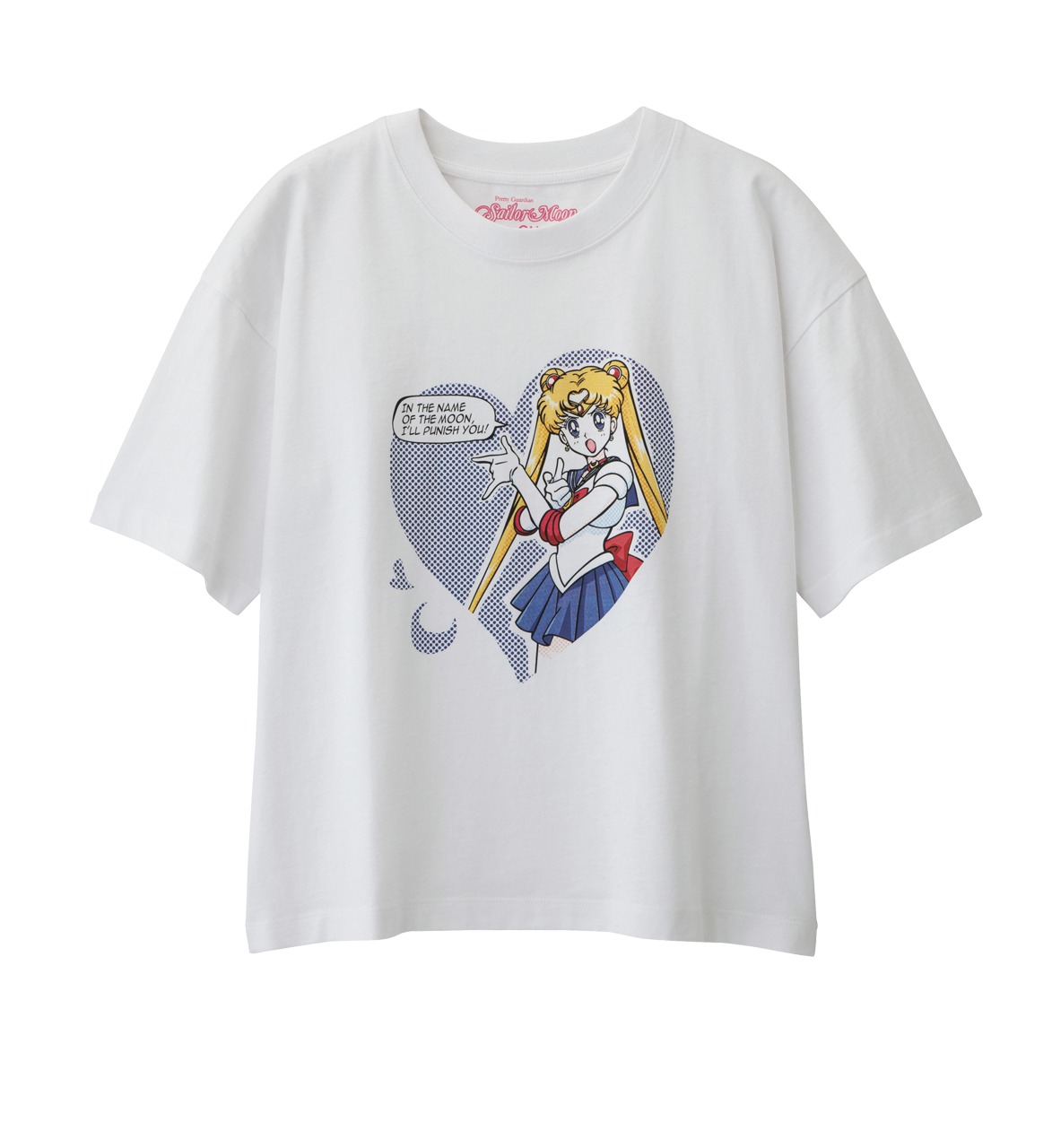 「セーラー戦士プリントTシャツ」