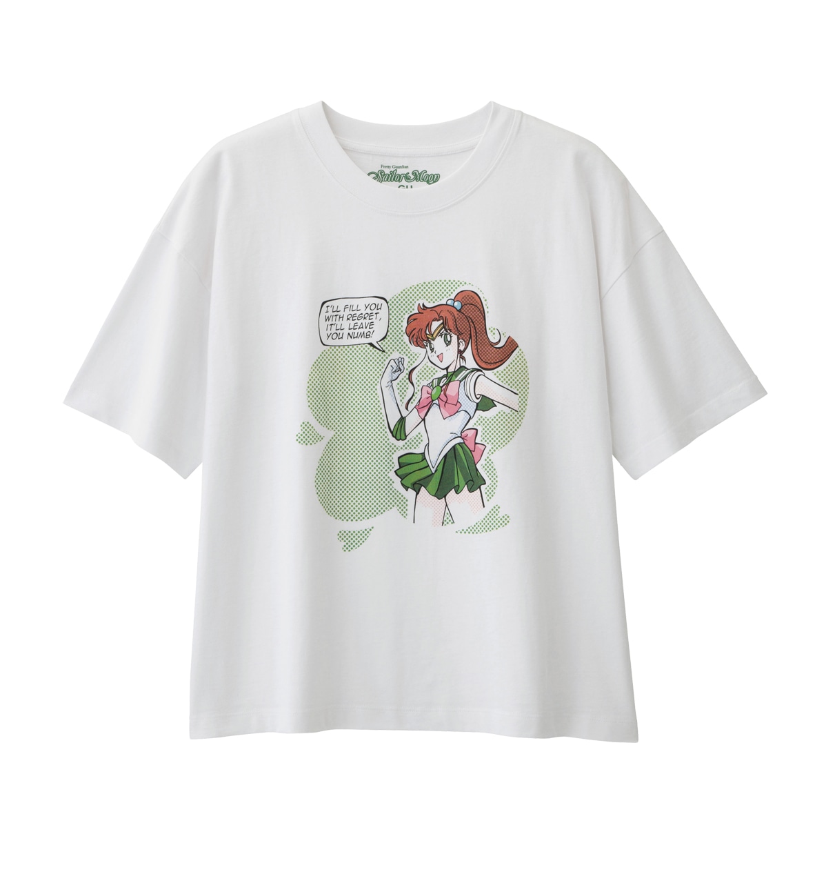 「セーラー戦士プリントTシャツ」