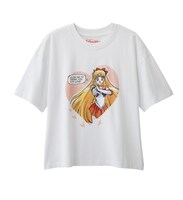 「セーラー戦士プリントTシャツ」