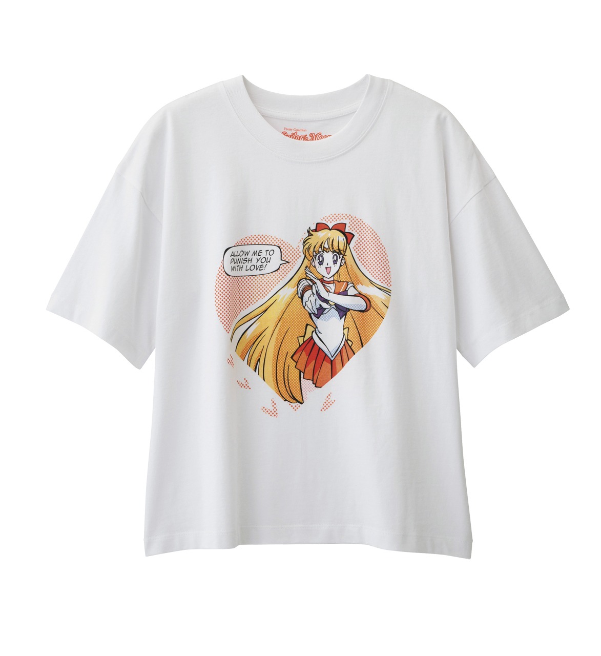「セーラー戦士プリントTシャツ」