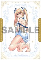 「ダンジョンに出会いを求めるのは間違っているだろうか外伝 ソード・オラトリア」の付録「アイズのヘスティア コスチューム下敷き」。