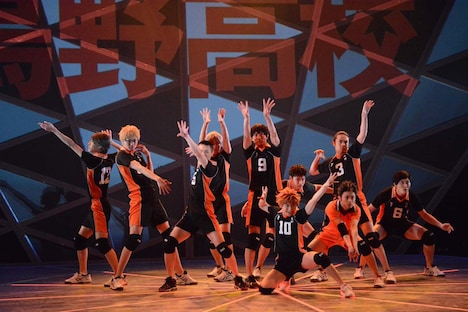 「ハイパープロジェクション演劇『ハイキュー!!』“勝者と敗者”」ゲネプロの様子。