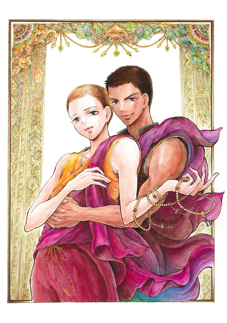 「月と金のシャングリラ」カラーカット