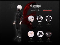 「金木 研 キャストドール」の付属品。