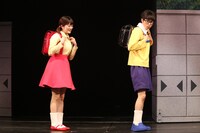 「舞台版ドラえもん『のび太とアニマル惑星（プラネット）』」プレスコールの様子。撮影：田中亜紀