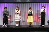 左から山下大輝、小松未可子、水瀬いのり、豊崎愛生。