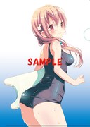 とらのあな「ひなこのーと」3巻、「三月画集」同時購入特典の特製クリアファイル。