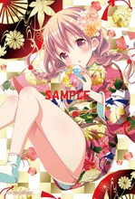 とらのあな「三月画集」購入特典の特製イラストカード。