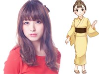 フミちゃん役の荒井レイラ。