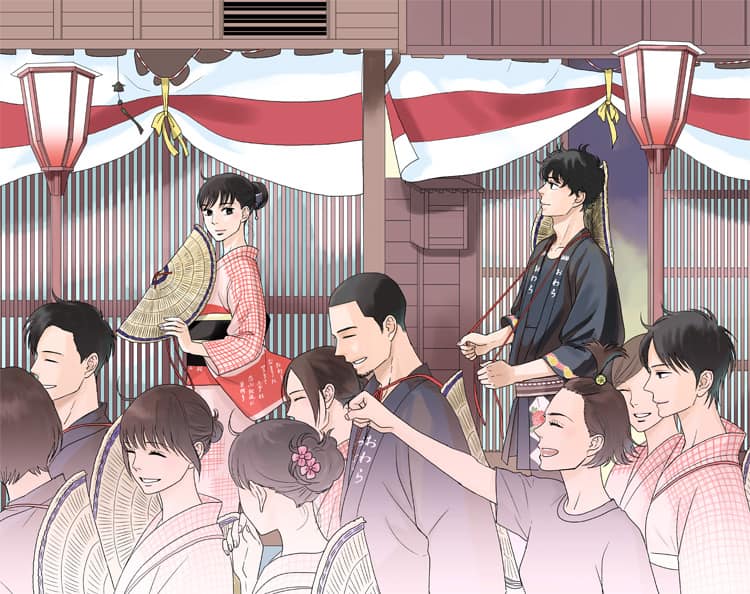 小玉ユキ 月影ベイベ 完結 伝統芸能の おわら を題材にした物語 コミックナタリー