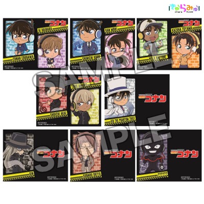 「名探偵コナン」でもらえるオリジナルステッカー。