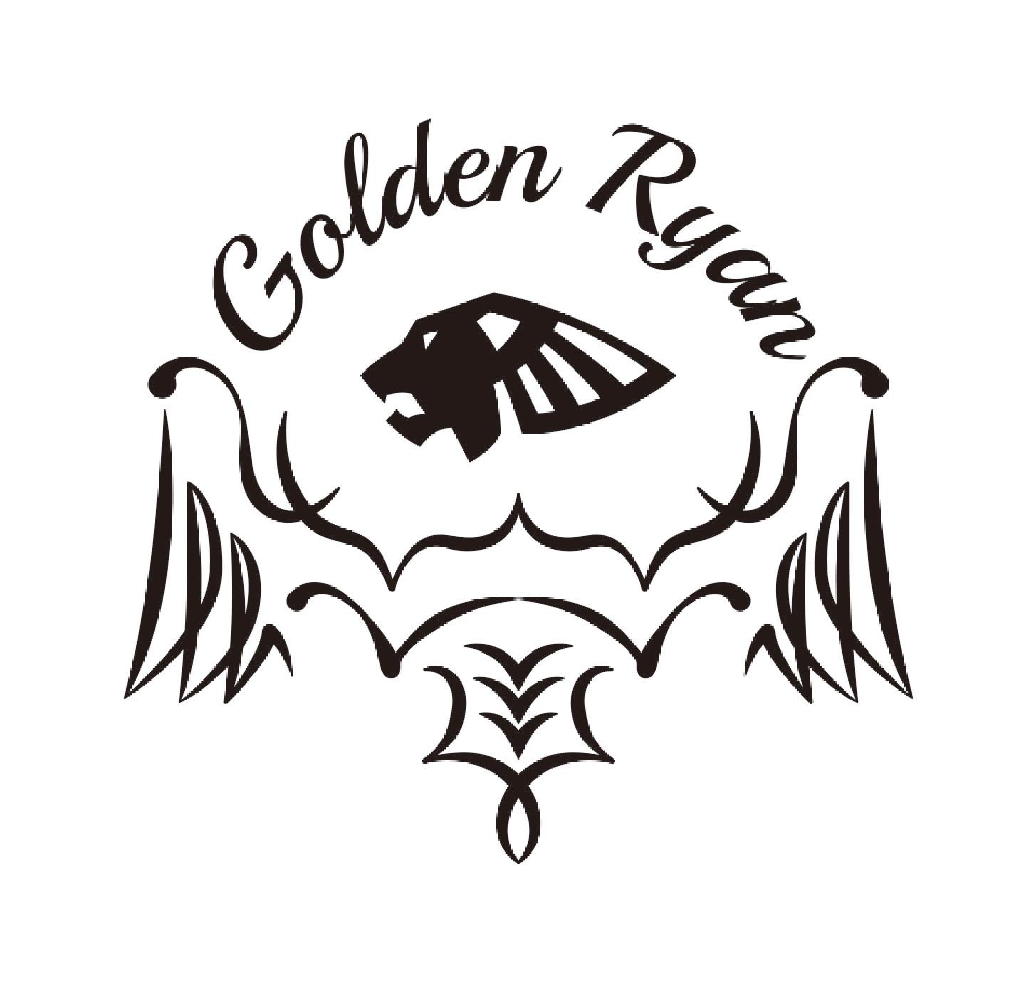 「TIGER ＆ BUNNY -The Rising- 2017 WINE Golden Ryan」のグラスにあしらわれたロゴ。