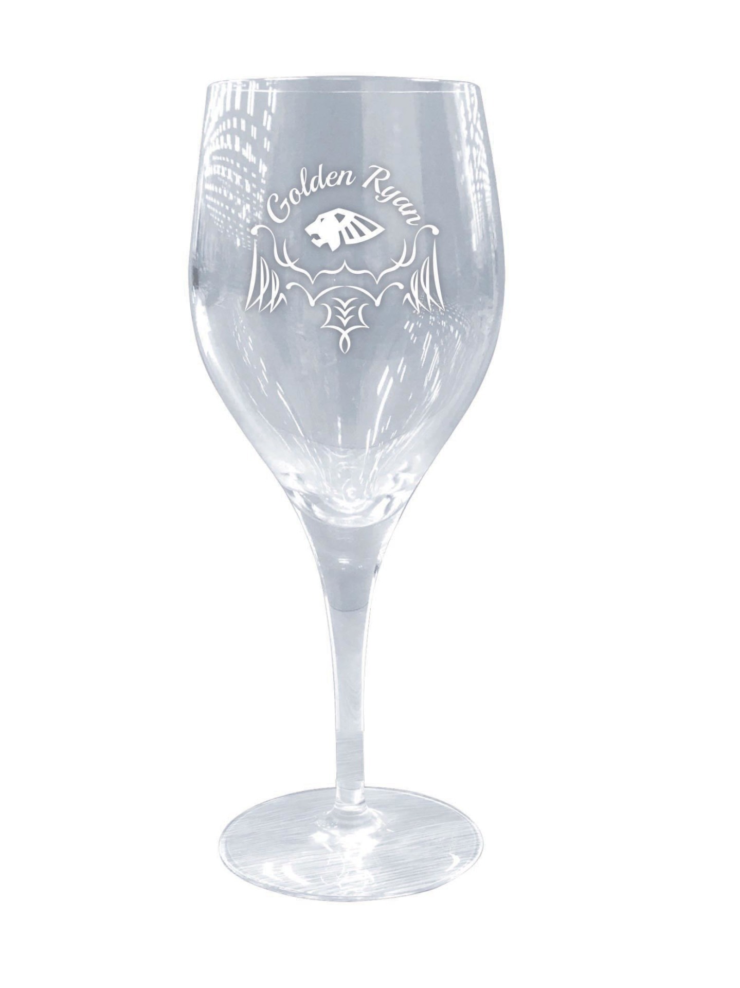 「TIGER ＆ BUNNY -The Rising- 2017 WINE Golden Ryan」に付属するグラス。