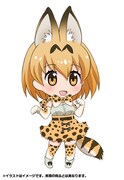 「ねんどろいど サーバル」※イラストはイメージです。実際の商品とは異なります。