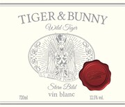 「TIGER & BUNNY -The Rising- 2017 WINE Wild Tiger」のラベル。