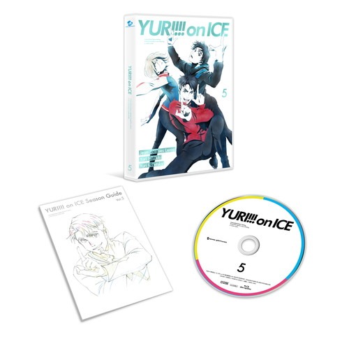 「ユーリ!!! on ICE」のBlu-ray / DVD第5巻の展開図。