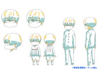 青山の線画（SD）。