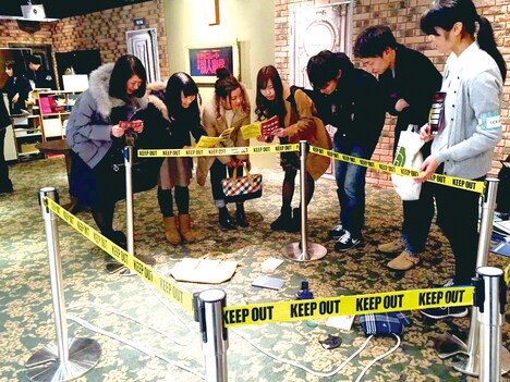 「心斎橋チョコレート殺人事件【聞き込み編】」の様子。