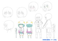 後藤もかの線画（SD）。