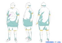 吉岡太一の線画（練習着）。