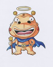 「笑いの王子ぺんぺんぺん」のカラーカット。(c)島袋光年／集英社