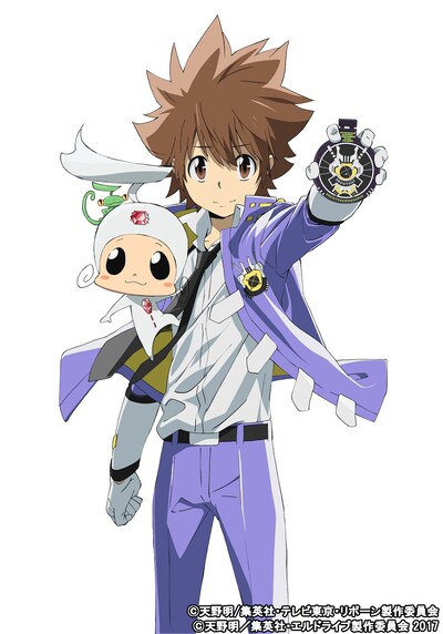 「エルドライブ【elDLIVE】」の公式サイトに掲載されている沢田綱吉のビジュアル。