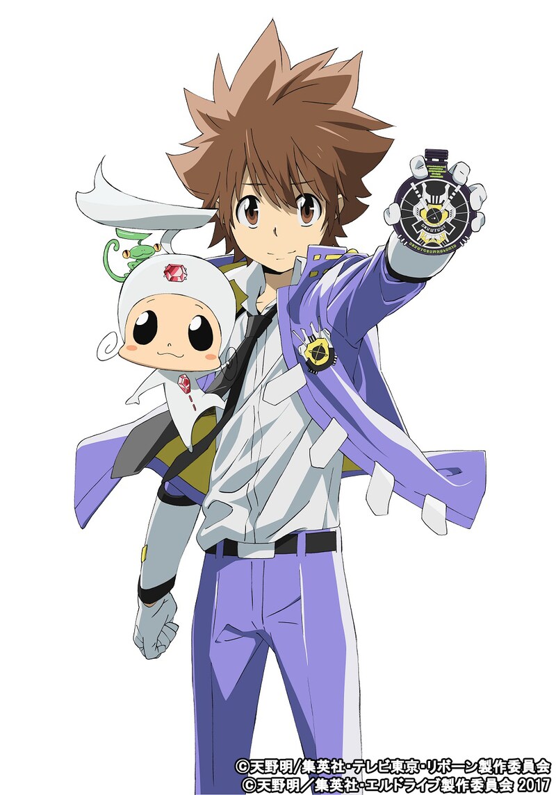 「エルドライブ【elDLIVE】」の公式サイトに掲載されている沢田綱吉のビジュアル。