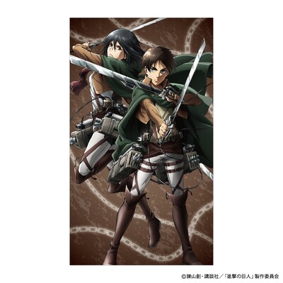 等身大マルチクロス ＜エレン／ミカサ＞