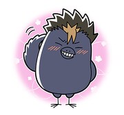 「ハイキュー!!ヒナガラス」LINEスタンプより。