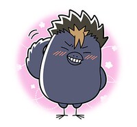 「ハイキュー!!ヒナガラス」LINEスタンプより。